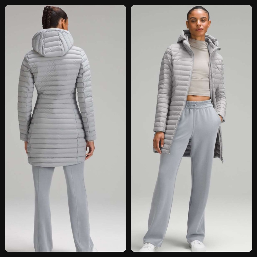 Lululemon Pack it down jacket long grey sz.10